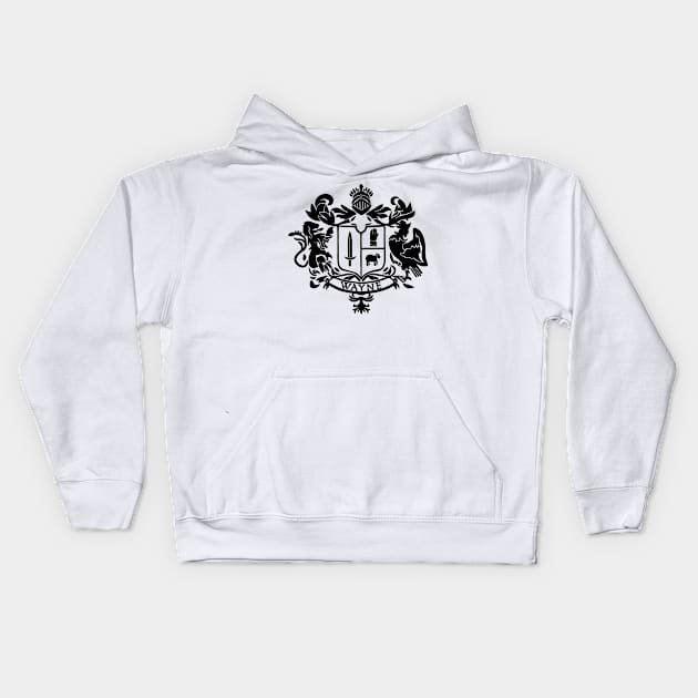 The House of Wayne Kids Hoodie by mashimero